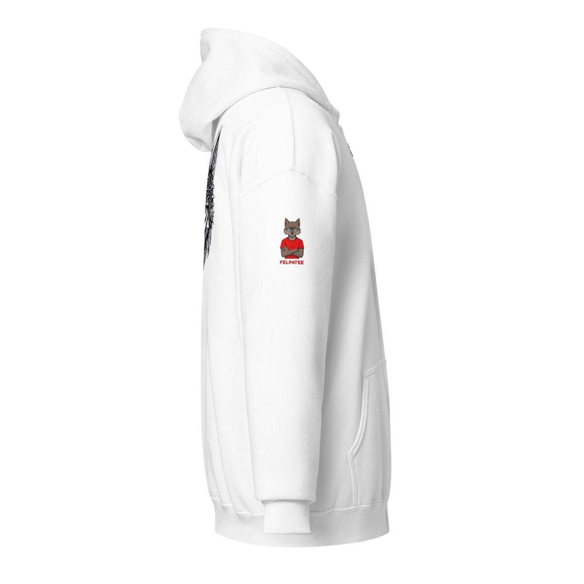 Hoodie Zippé Alpha| Loup Gardien Runique | Édition Signature - Felpatee - zippé alpha - Felpatee