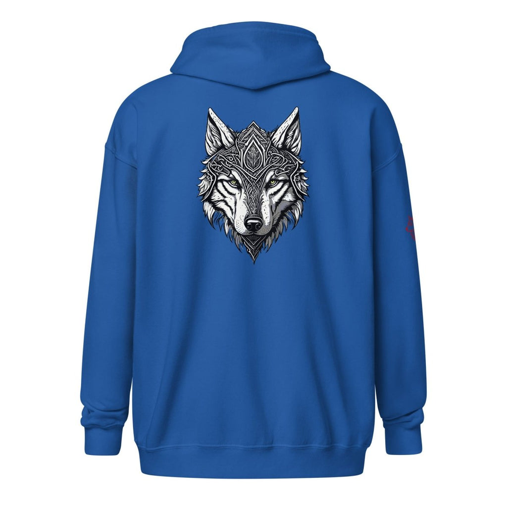 Hoodie Zippé Alpha| Loup Gardien Runique | Édition Signature - Felpatee - zippé alpha - Felpatee