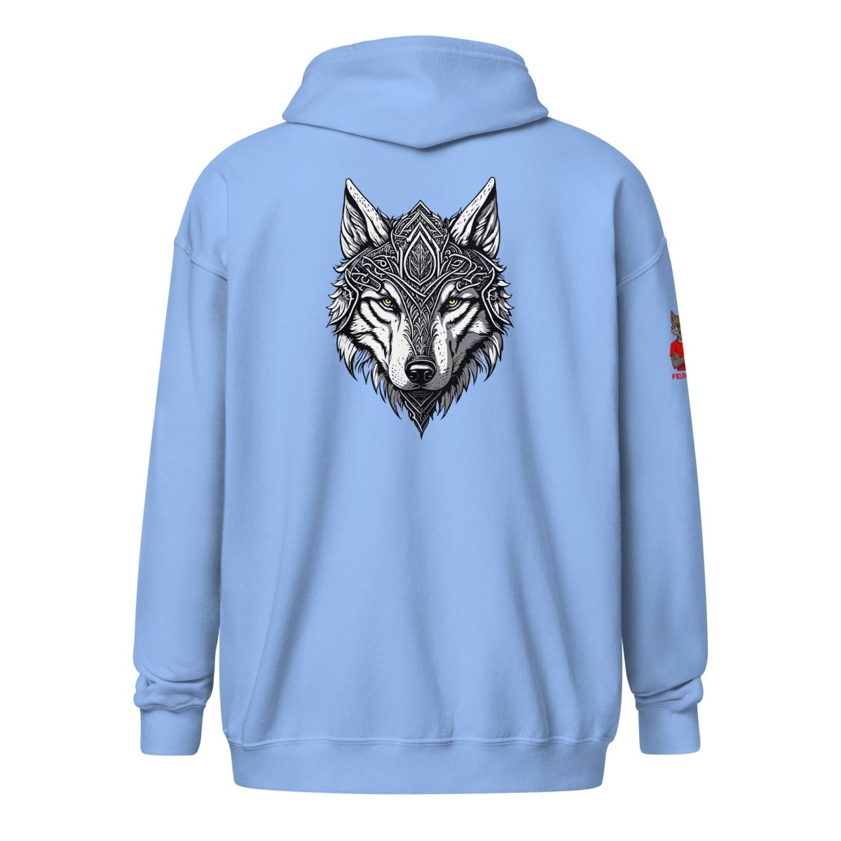 Hoodie Zippé Alpha| Loup Gardien Runique | Édition Signature - Felpatee - zippé alpha - Felpatee