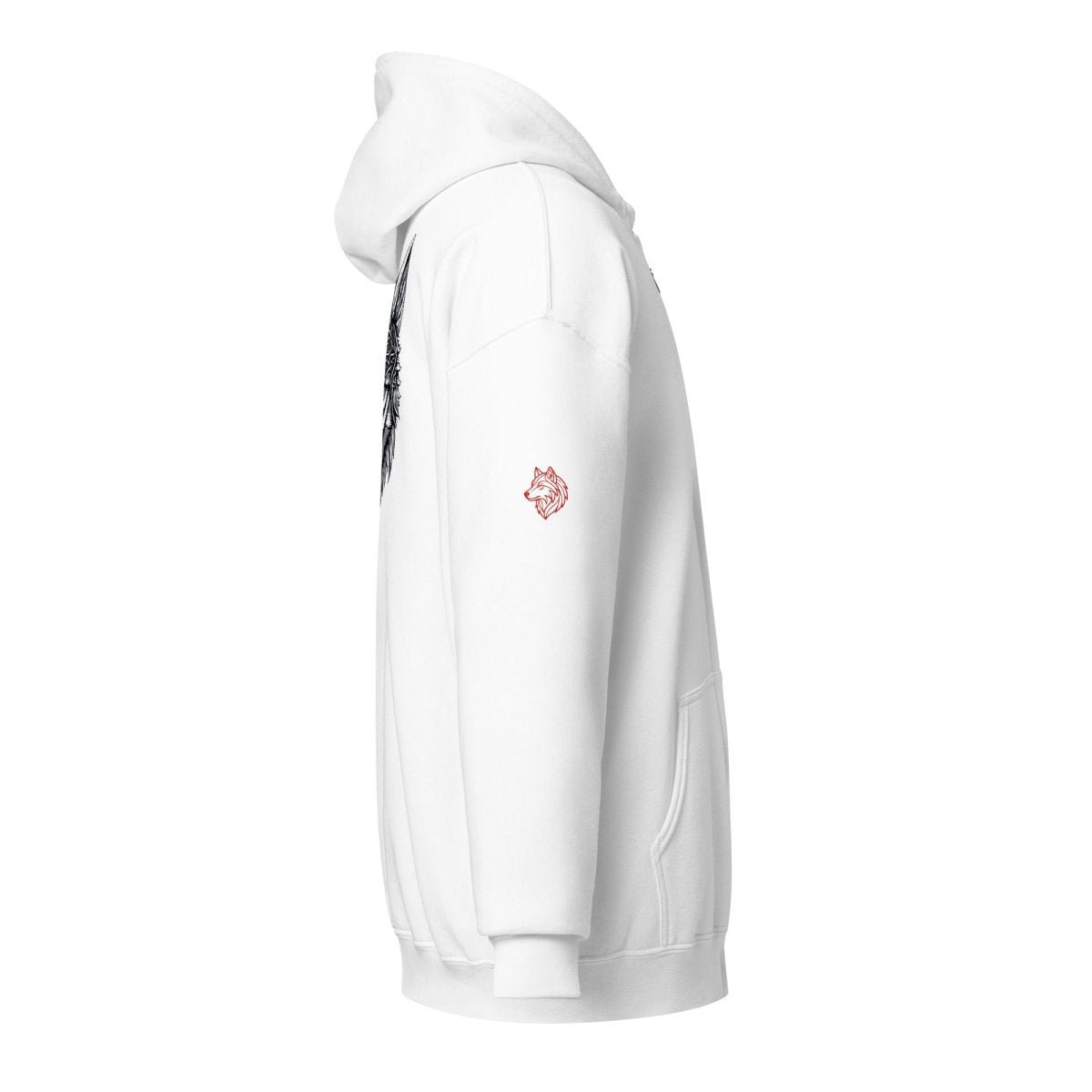 Hoodie Zippé Alpha| Loup Gardien Runique | Édition Signature - Felpatee - zippé alpha - Felpatee