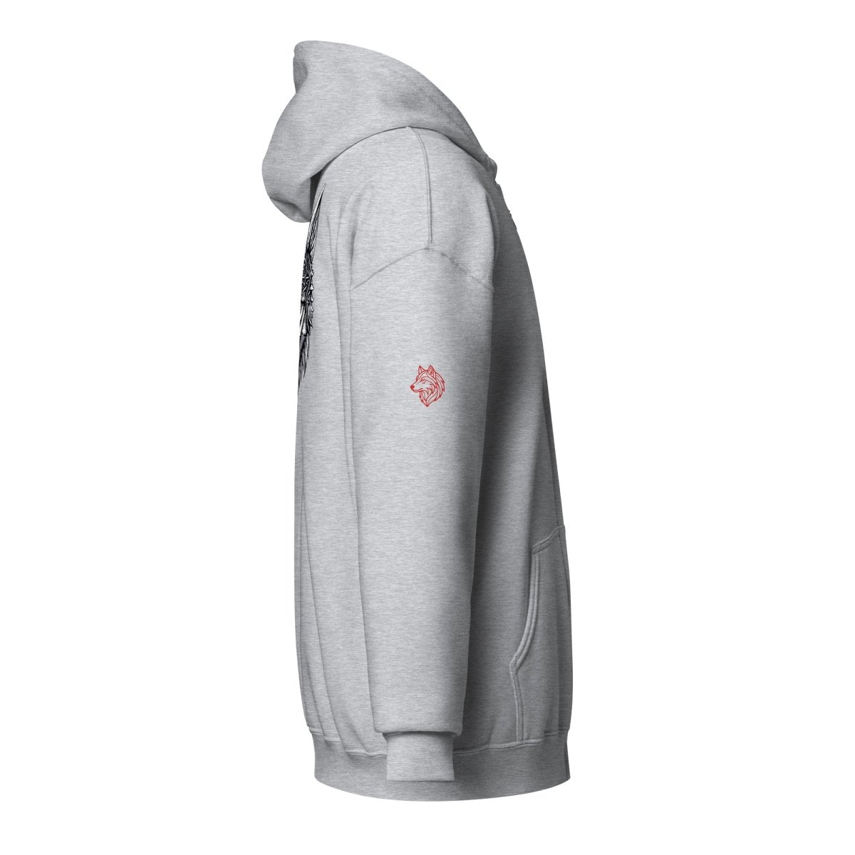 Hoodie Zippé Alpha| Loup Gardien Runique | Édition Signature - Felpatee - zippé alpha - Felpatee