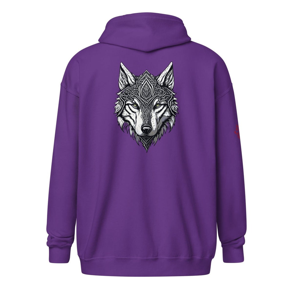 Hoodie Zippé Alpha| Loup Gardien Runique | Édition Signature - Felpatee - zippé alpha - Felpatee
