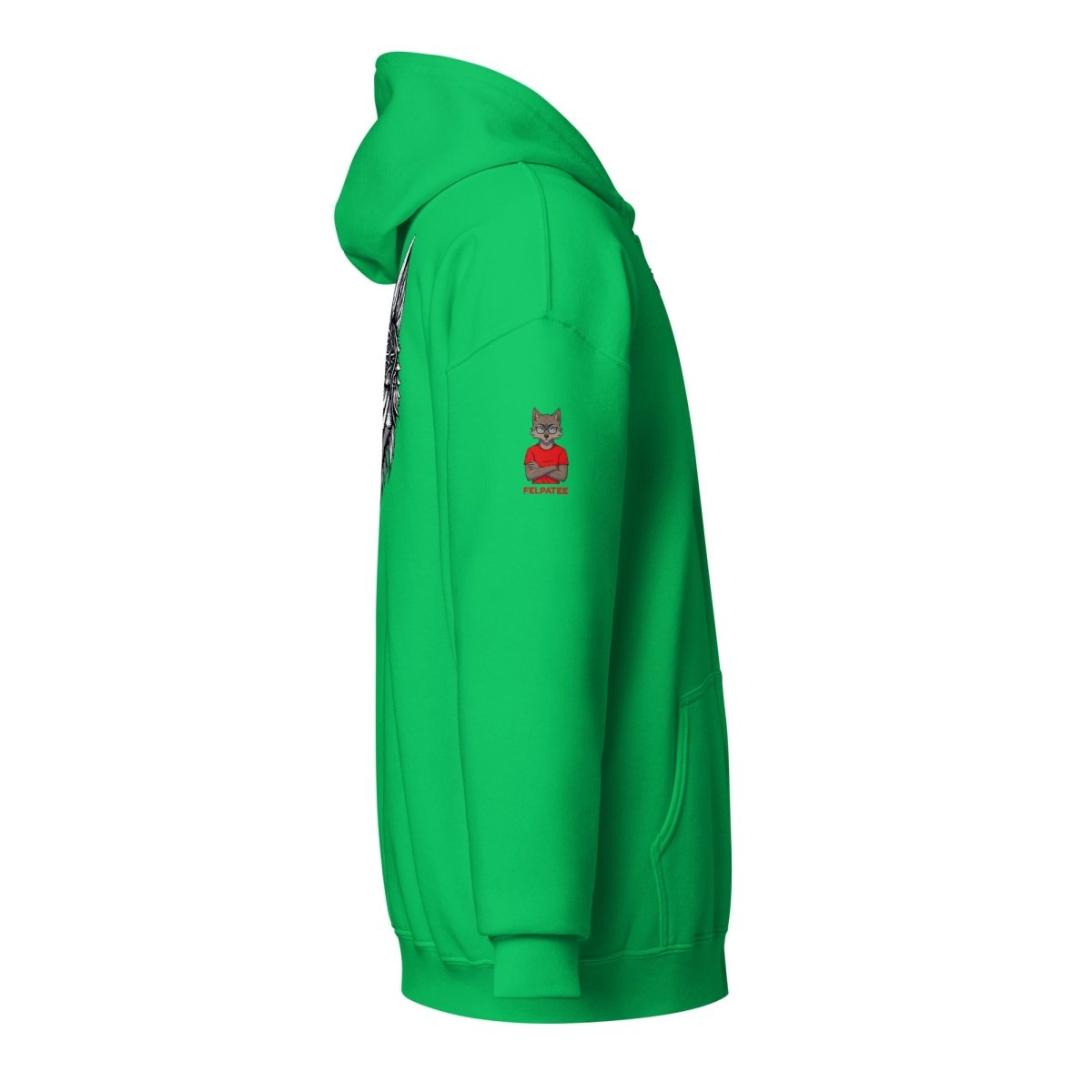 Hoodie Zippé Alpha| Loup Gardien Runique | Édition Signature - Felpatee - zippé alpha - Felpatee