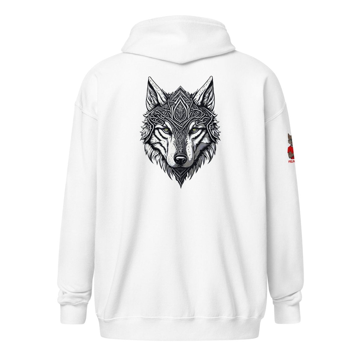 Hoodie Zippé Alpha| Loup Gardien Runique | Édition Signature - Felpatee - zippé alpha - Felpatee