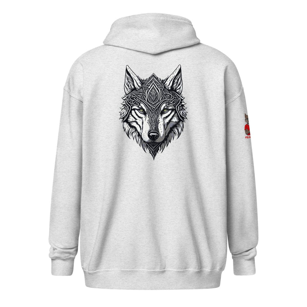Hoodie Zippé Alpha| Loup Gardien Runique | Édition Signature - Felpatee - zippé alpha - Felpatee