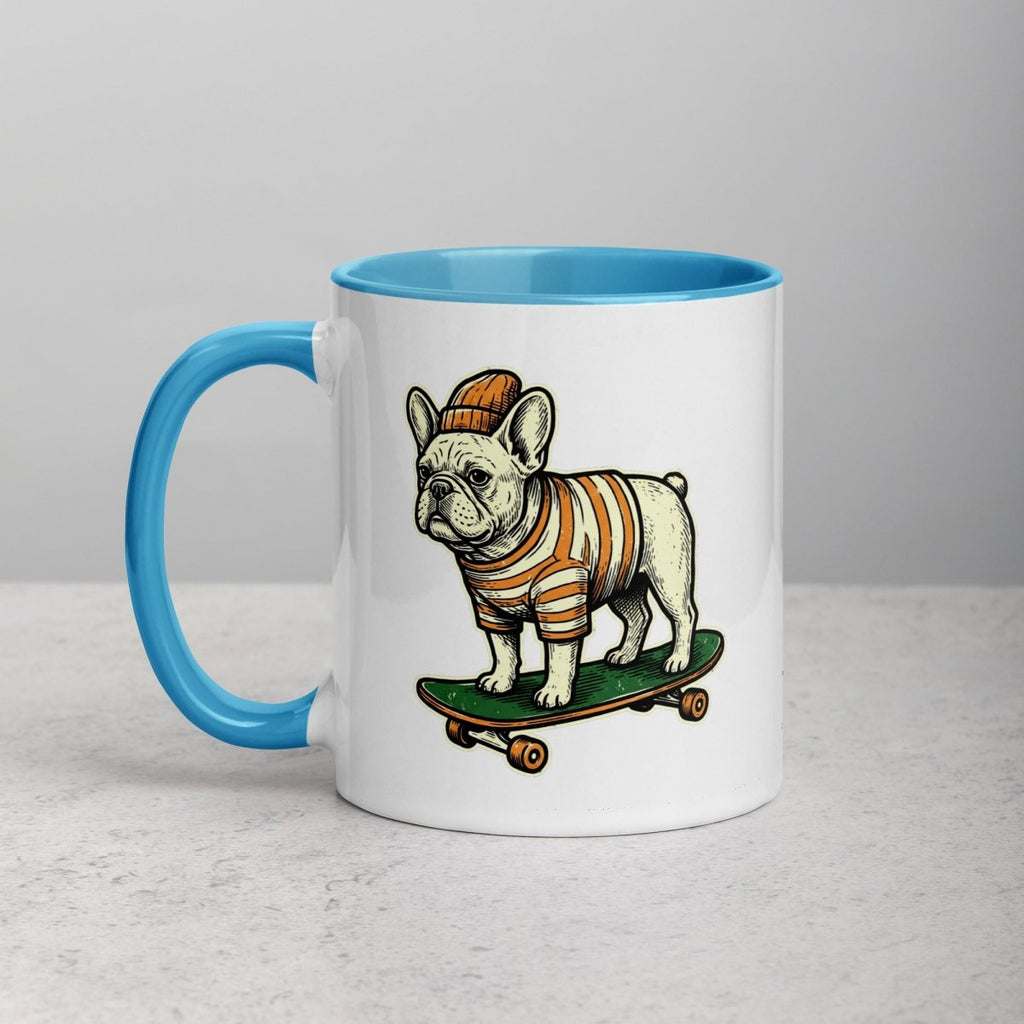 Mug à Intérieur Coloré | Bouledogue De Rue - Felpatee - Mug Bicolore - Felpatee