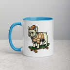 Mug à Intérieur Coloré | Bouledogue De Rue - Felpatee - Mug Bicolore - Felpatee
