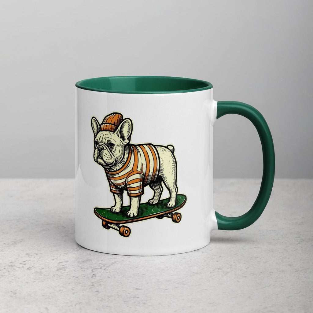 Mug à Intérieur Coloré | Bouledogue De Rue - Felpatee - Mug Bicolore - Felpatee