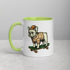 Mug à Intérieur Coloré | Bouledogue De Rue - Felpatee - Mug Bicolore - Felpatee