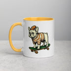 Mug à Intérieur Coloré | Bouledogue De Rue - Felpatee - Mug Bicolore - Felpatee