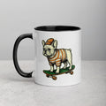 Mug à Intérieur Coloré | Bouledogue De Rue - Felpatee - Mug Bicolore - Felpatee