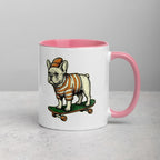 Mug à Intérieur Coloré | Bouledogue De Rue - Felpatee - Mug Bicolore - Felpatee