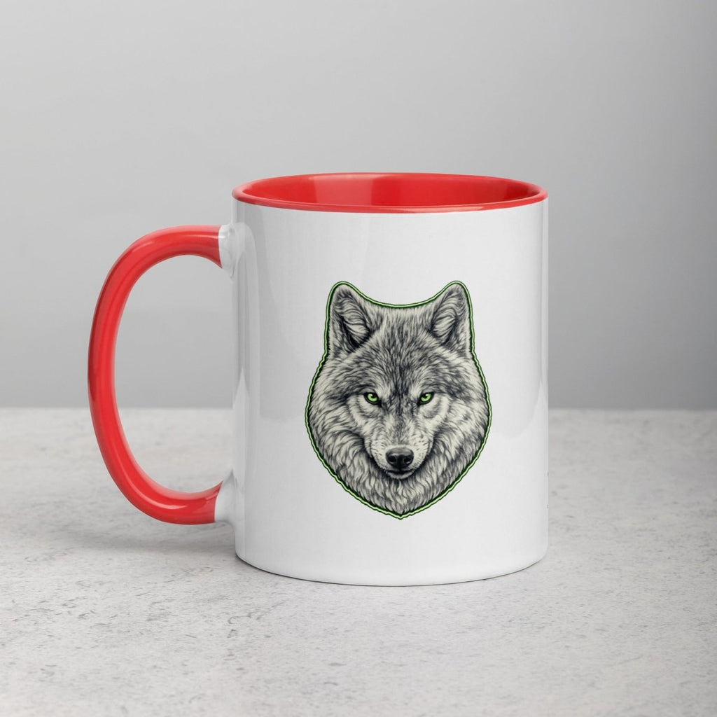Mug à Intérieur Coloré | Instinct Émeraude - Felpatee - Mug Bicolore - Felpatee