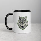 Mug à Intérieur Coloré | Instinct Émeraude - Felpatee - Mug Bicolore - Felpatee