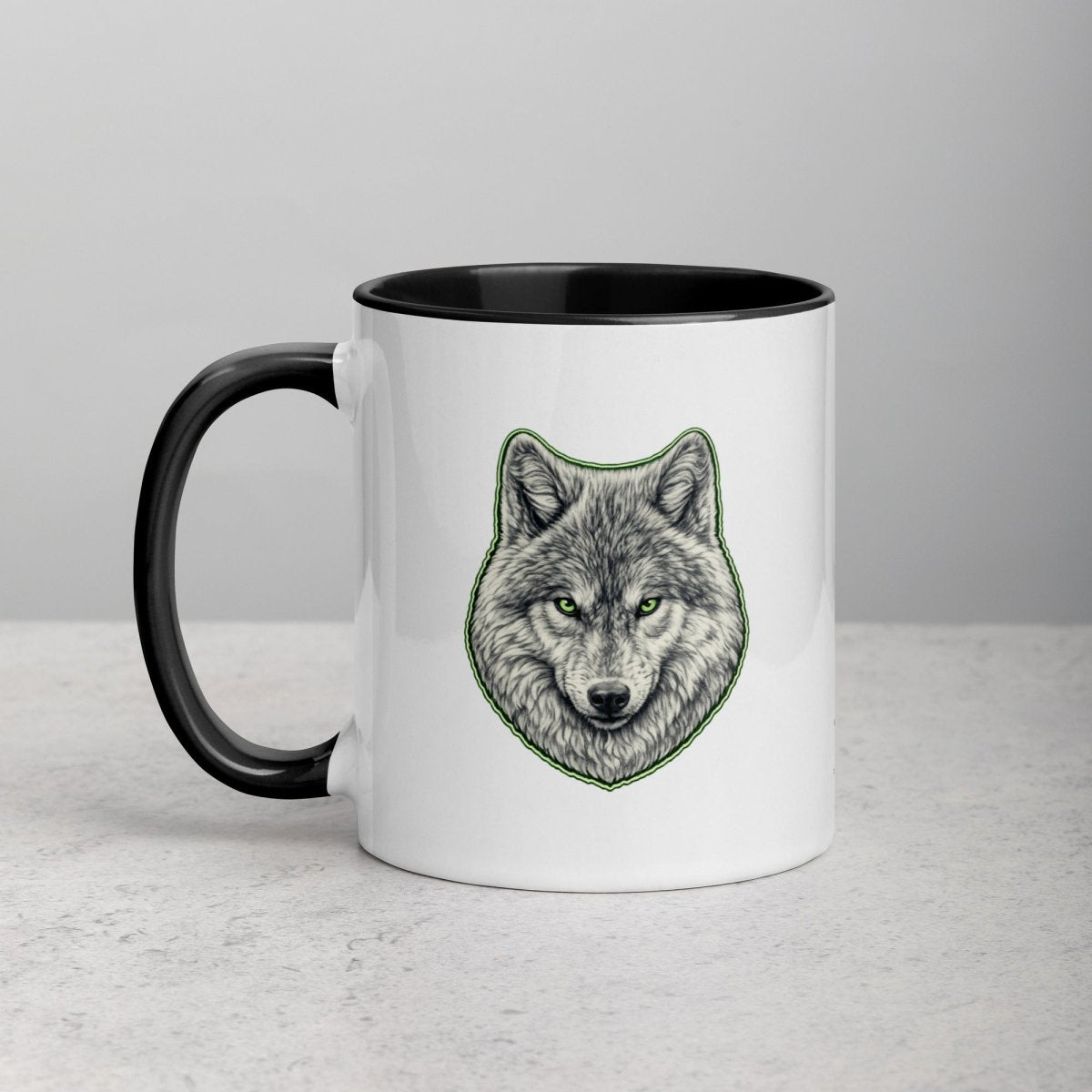 Mug à Intérieur Coloré | Instinct Émeraude - Felpatee - Mug Bicolore - Felpatee