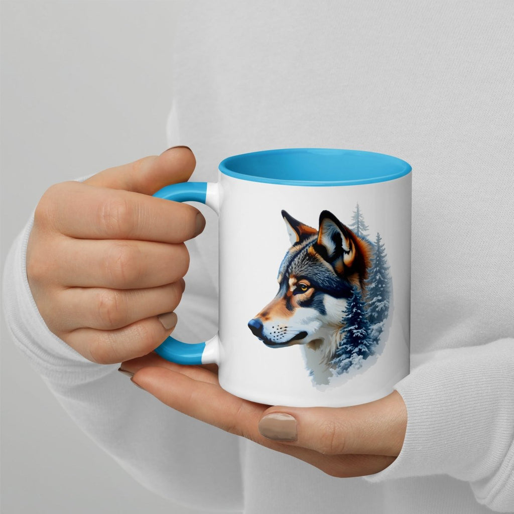 Mug à Intérieur Coloré | Wolf Forest Original - Felpatee - mug - Felpatee