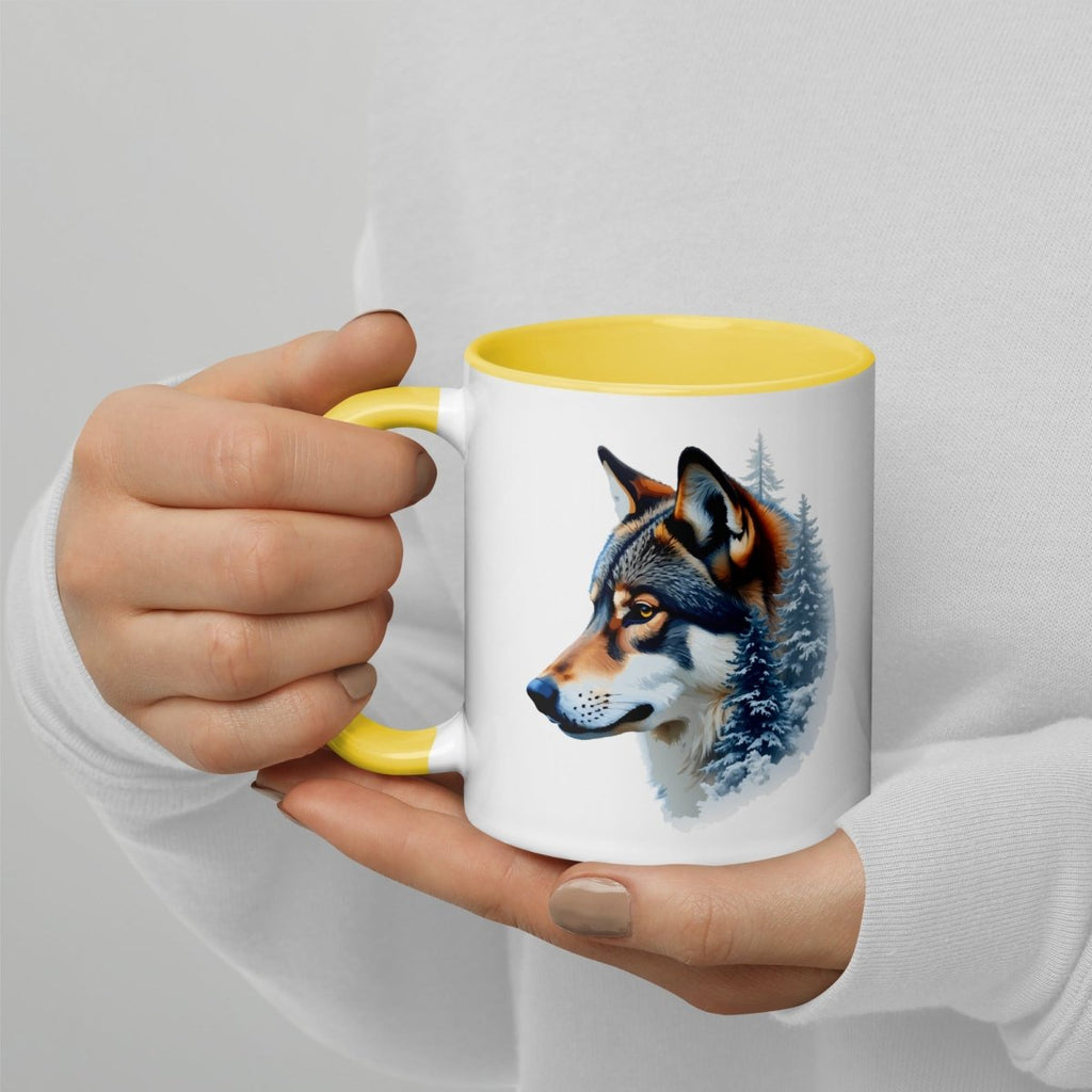 Mug à Intérieur Coloré | Wolf Forest Original - Felpatee - mug - Felpatee