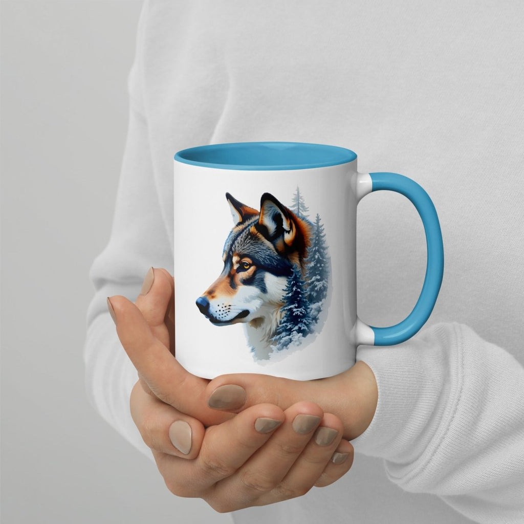 Mug à Intérieur Coloré | Wolf Forest Original - Felpatee - mug - Felpatee