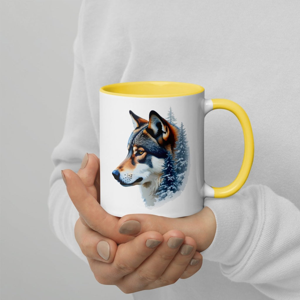 Mug à Intérieur Coloré | Wolf Forest Original - Felpatee - mug - Felpatee