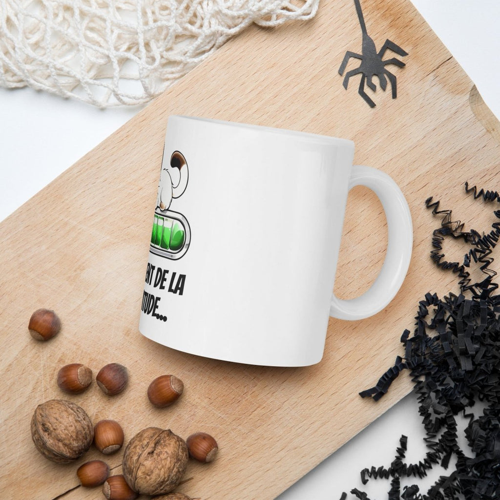 Mug Blanc Brillant | Chaton Siamois Adorable - Felpatee - mug - Felpatee
