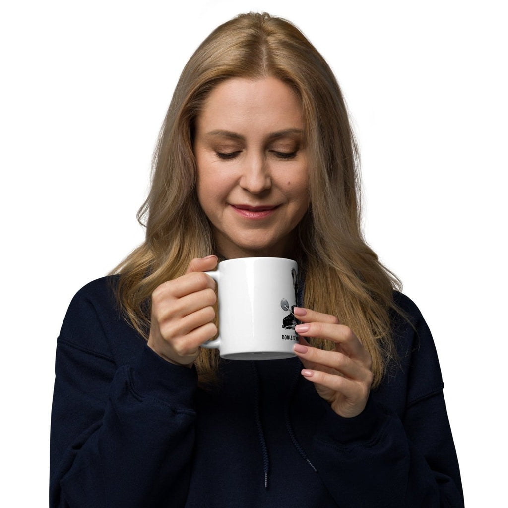 Mug Blanc Brillant | Esprit Motard Canin - Felpatee - mug - Felpatee