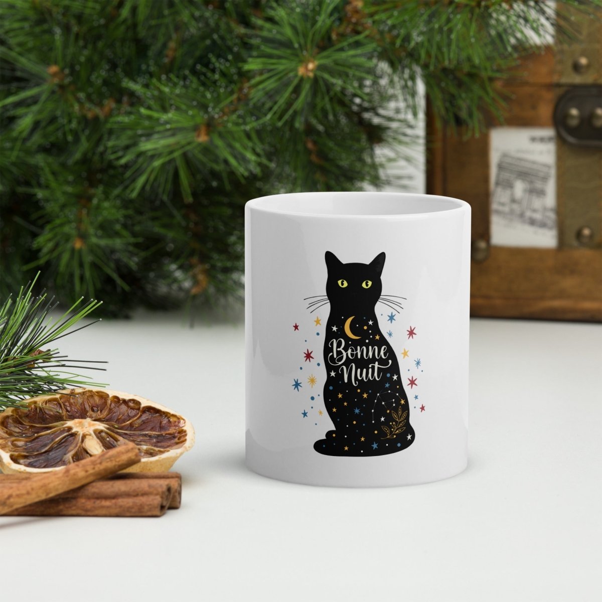 Mug Blanc Brillant | Gardien des Rêves Étoilés - Felpatee - mug - Felpatee