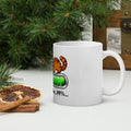 Mug Blanc Brillant | Réflexion Féline - Felpatee - mug - Felpatee