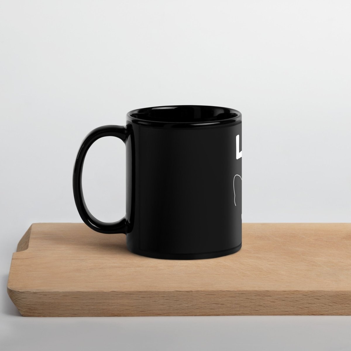 Mug Brillant Noir | Love Cat - Felpatee - mug - Felpatee