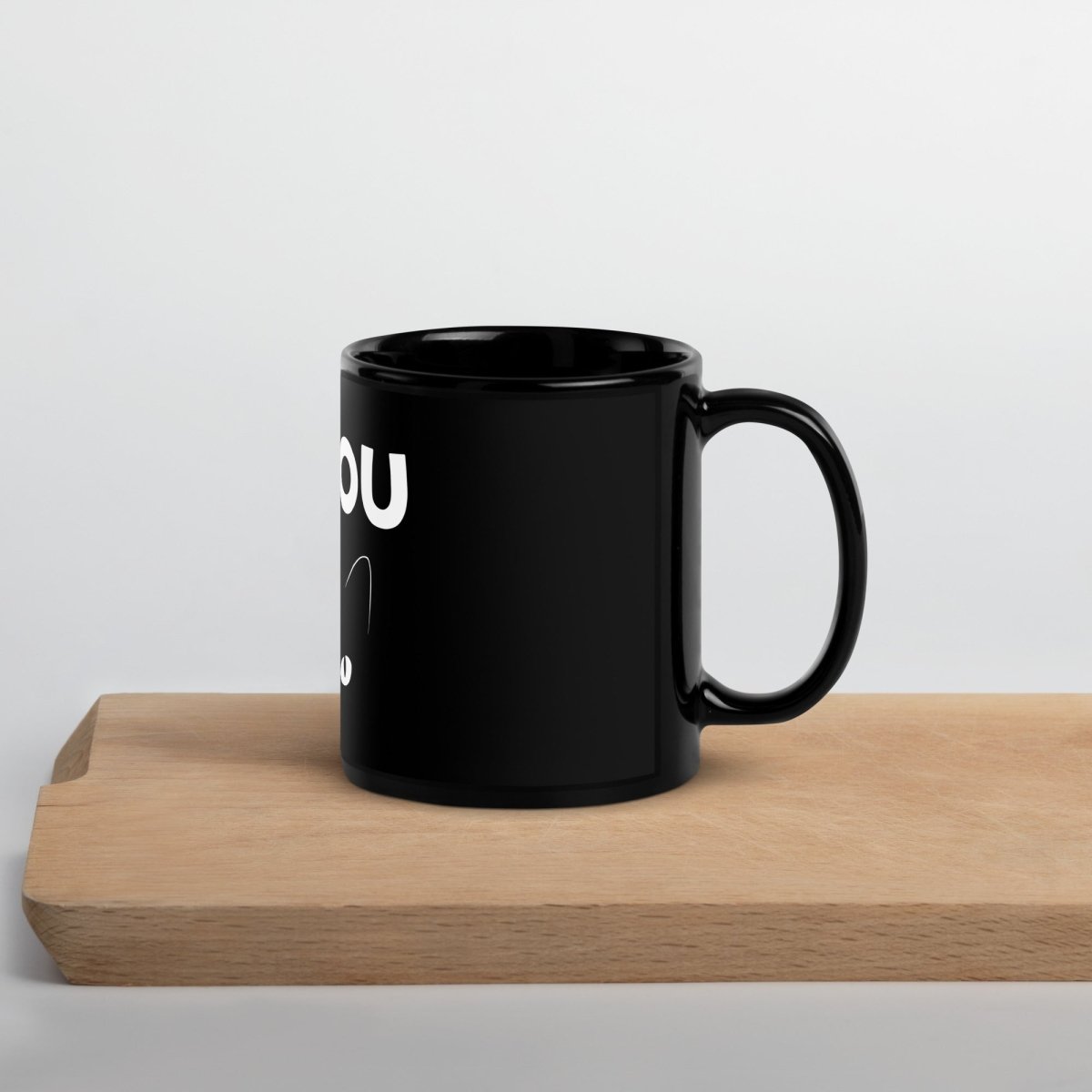 Mug Brillant Noir | Miaou : L'Œil du Chat - Felpatee - mug - Felpatee
