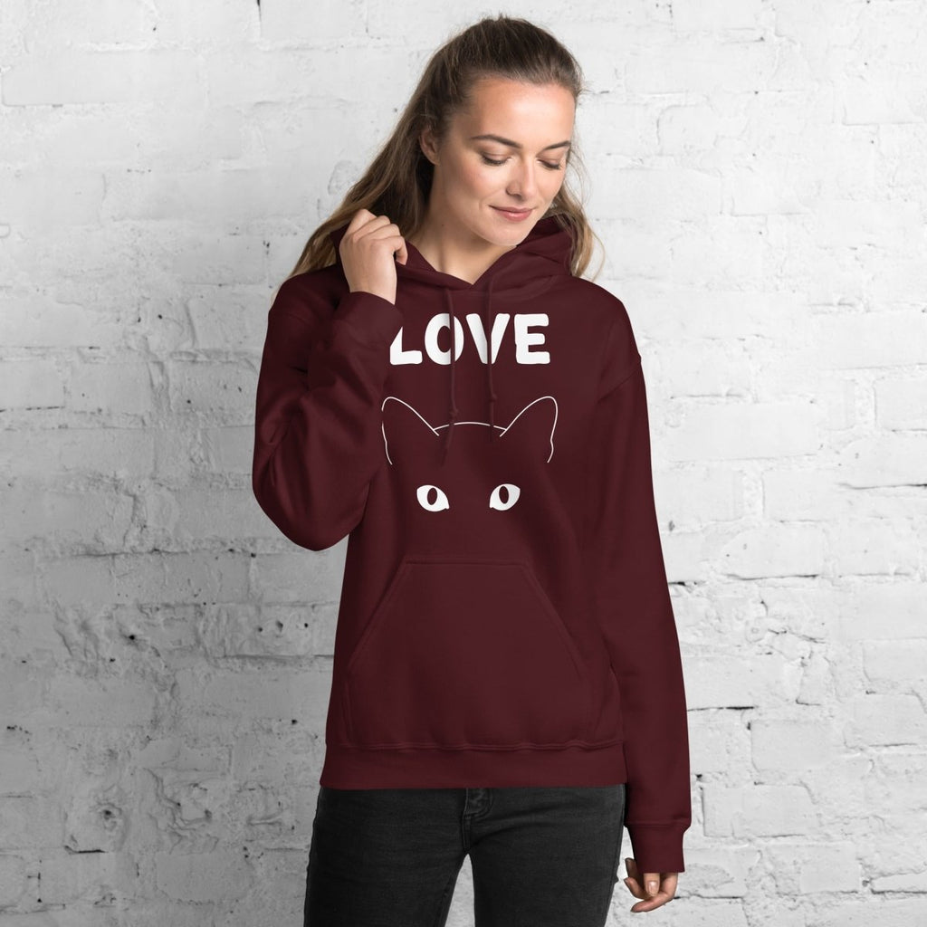 Sweat à Capuche | Love Cat - Gildan - sweat a capuche - Felpatee