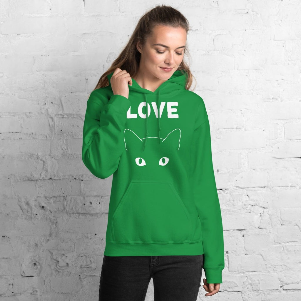 Sweat à Capuche | Love Cat - Gildan - sweat a capuche - Felpatee