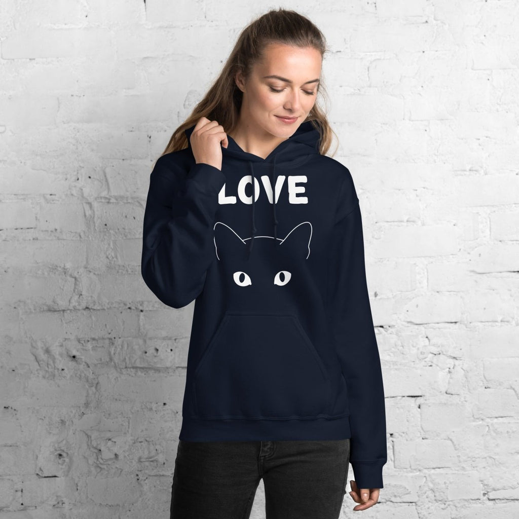 Sweat à Capuche | Love Cat - Gildan - sweat a capuche - Felpatee