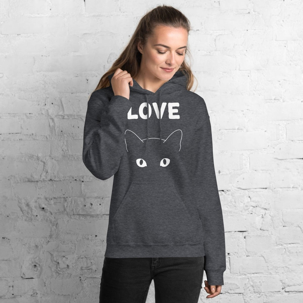 Sweat à Capuche | Love Cat - Gildan - sweat a capuche - Felpatee