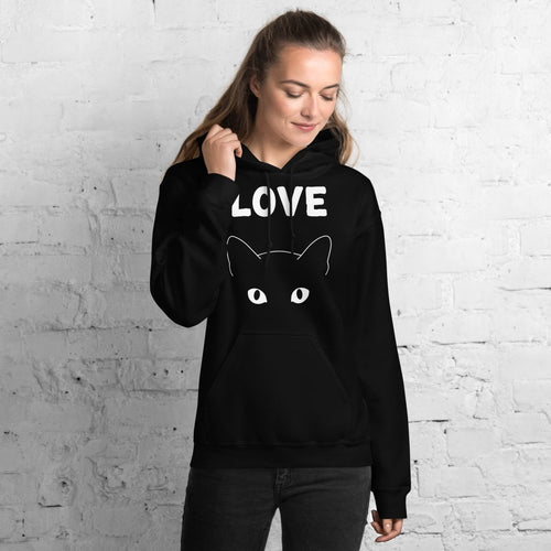 Sweat à Capuche | Love Cat - Gildan - sweat a capuche - Felpatee