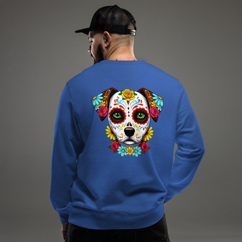 Sweat Alpha | Chien Calavera Fleuri | Édition Signature - Felpatee - sweat alpha - Felpatee