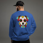 Sweat Alpha | Chien Calavera Fleuri | Édition Signature - Felpatee - sweat alpha - Felpatee