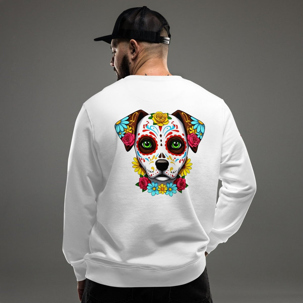 Sweat Alpha | Chien Calavera Fleuri | Édition Signature - Felpatee - sweat alpha - Felpatee