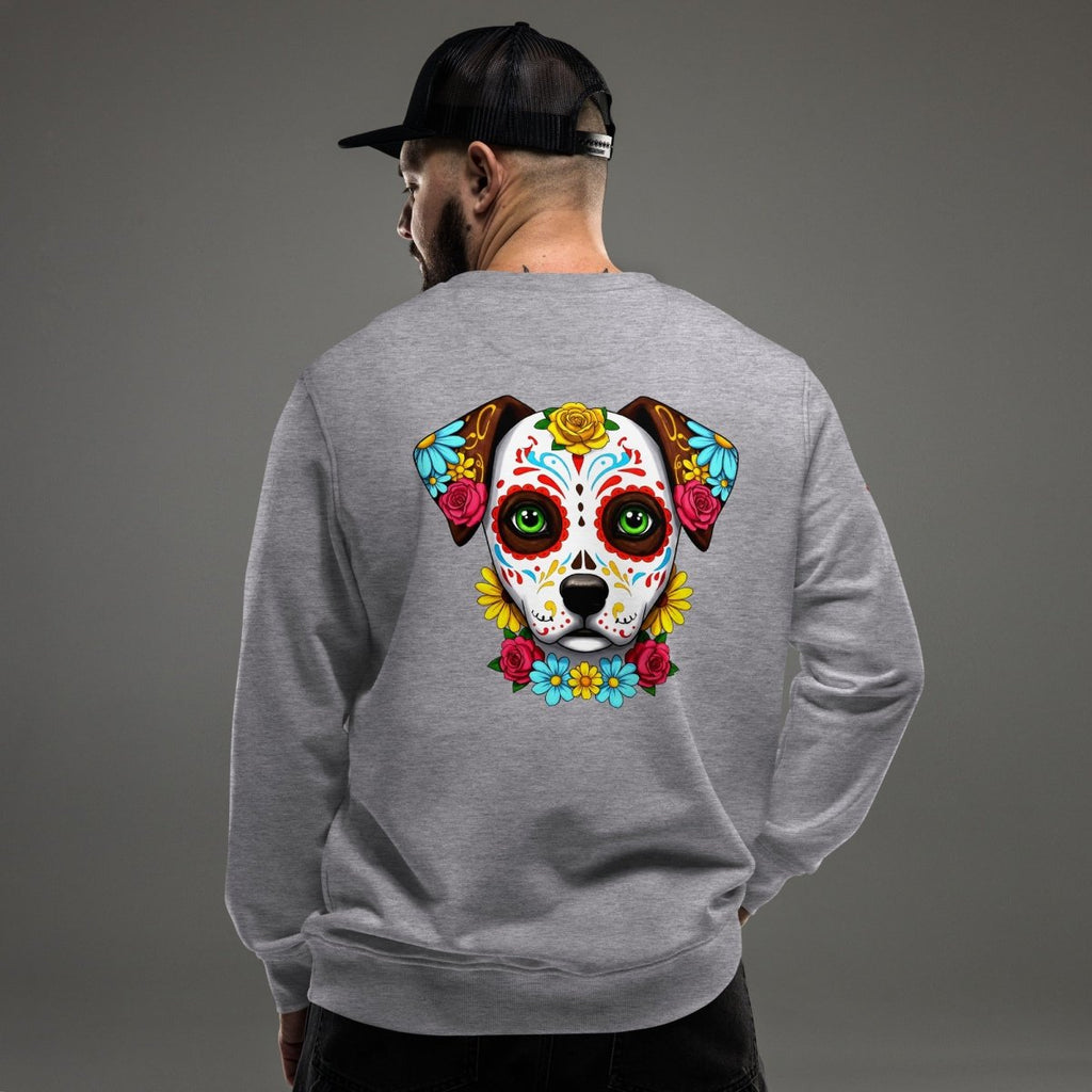 Sweat Alpha | Chien Calavera Fleuri | Édition Signature - Felpatee - sweat alpha - Felpatee