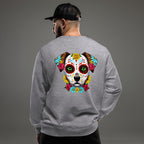 Sweat Alpha | Chien Calavera Fleuri | Édition Signature - Felpatee - sweat alpha - Felpatee