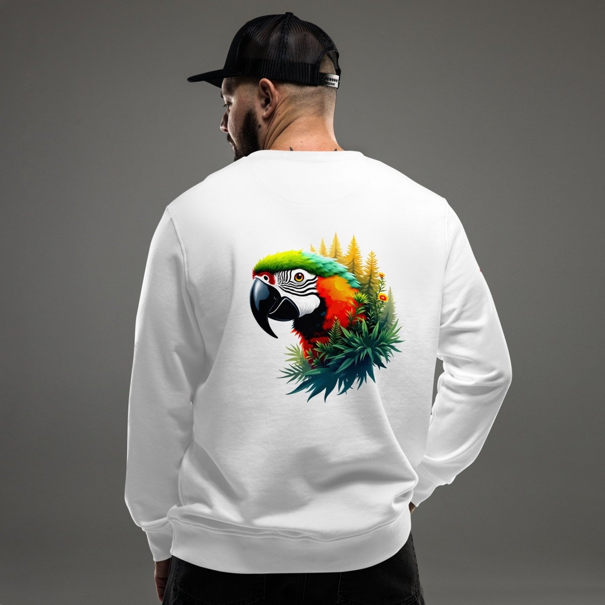 Sweat Alpha | Perroquet Ara Majestueux | Édition Signature - Felpatee - sweat alpha - Felpatee