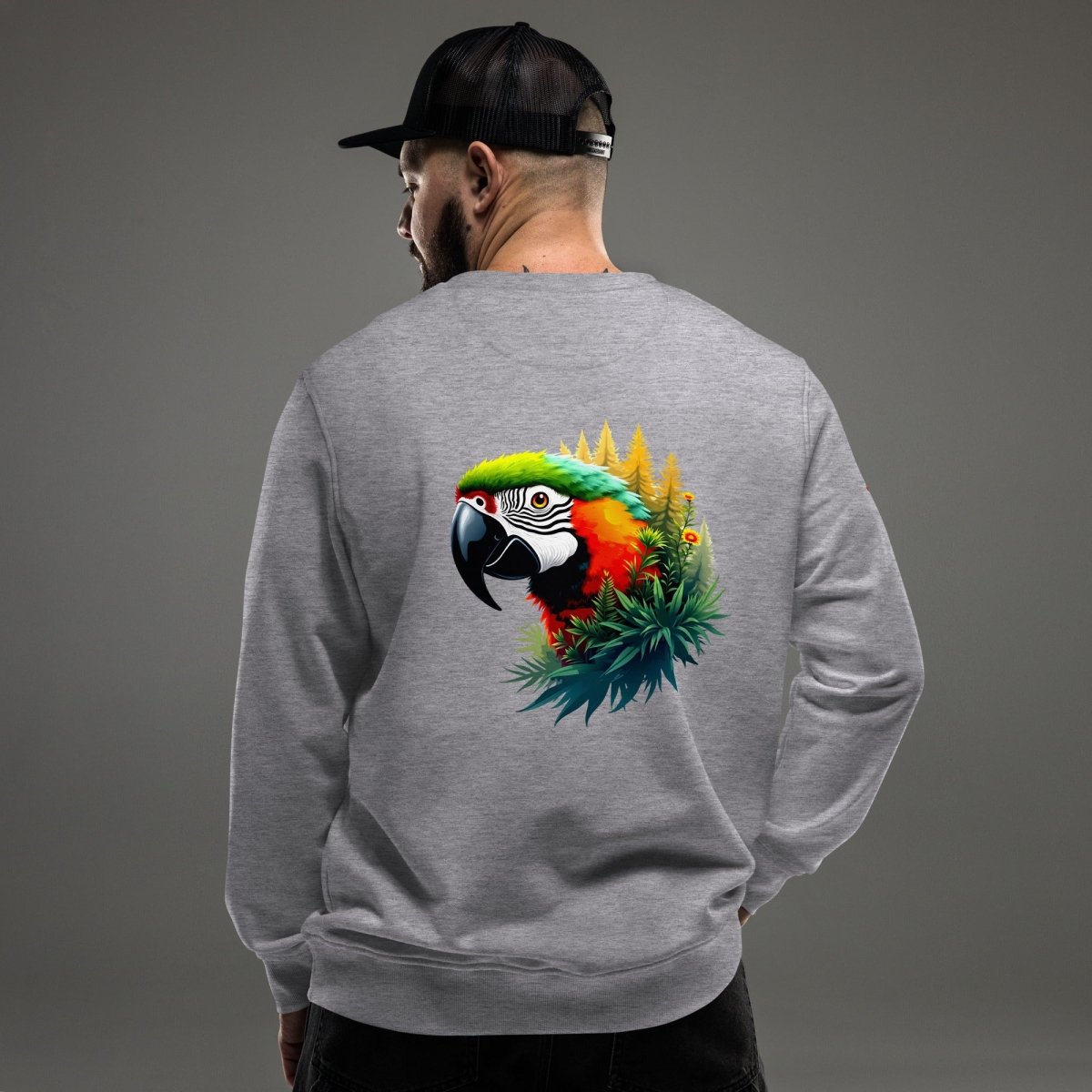 Sweat Alpha | Perroquet Ara Majestueux | Édition Signature - Felpatee - sweat alpha - Felpatee