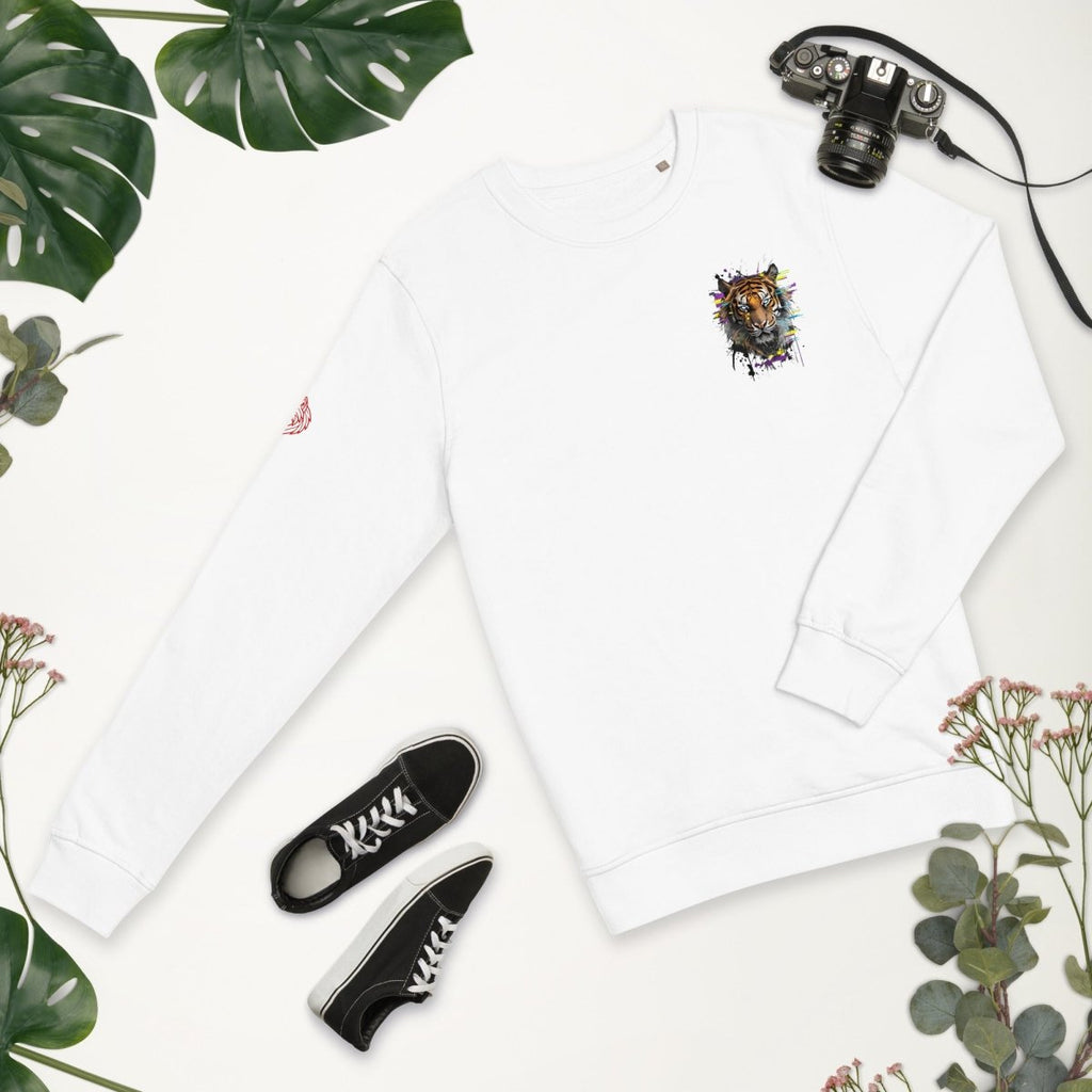 Sweat Alpha | Tigre Intense Effet Glitch Art | Édition Signature - Felpatee - sweat alpha - Felpatee