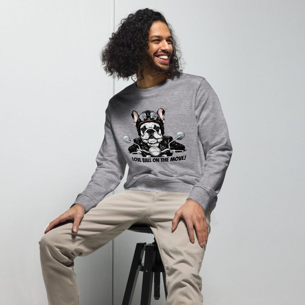 Sweat Durable | Aventurier Bouledogue Français Motard - SOL'S - sweat durable - Felpatee