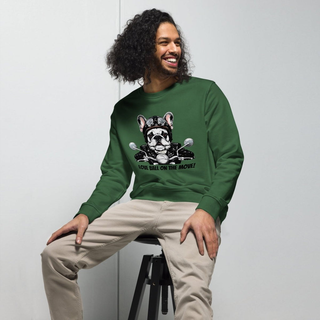 Sweat Durable | Aventurier Bouledogue Français Motard - SOL'S - sweat durable - Felpatee
