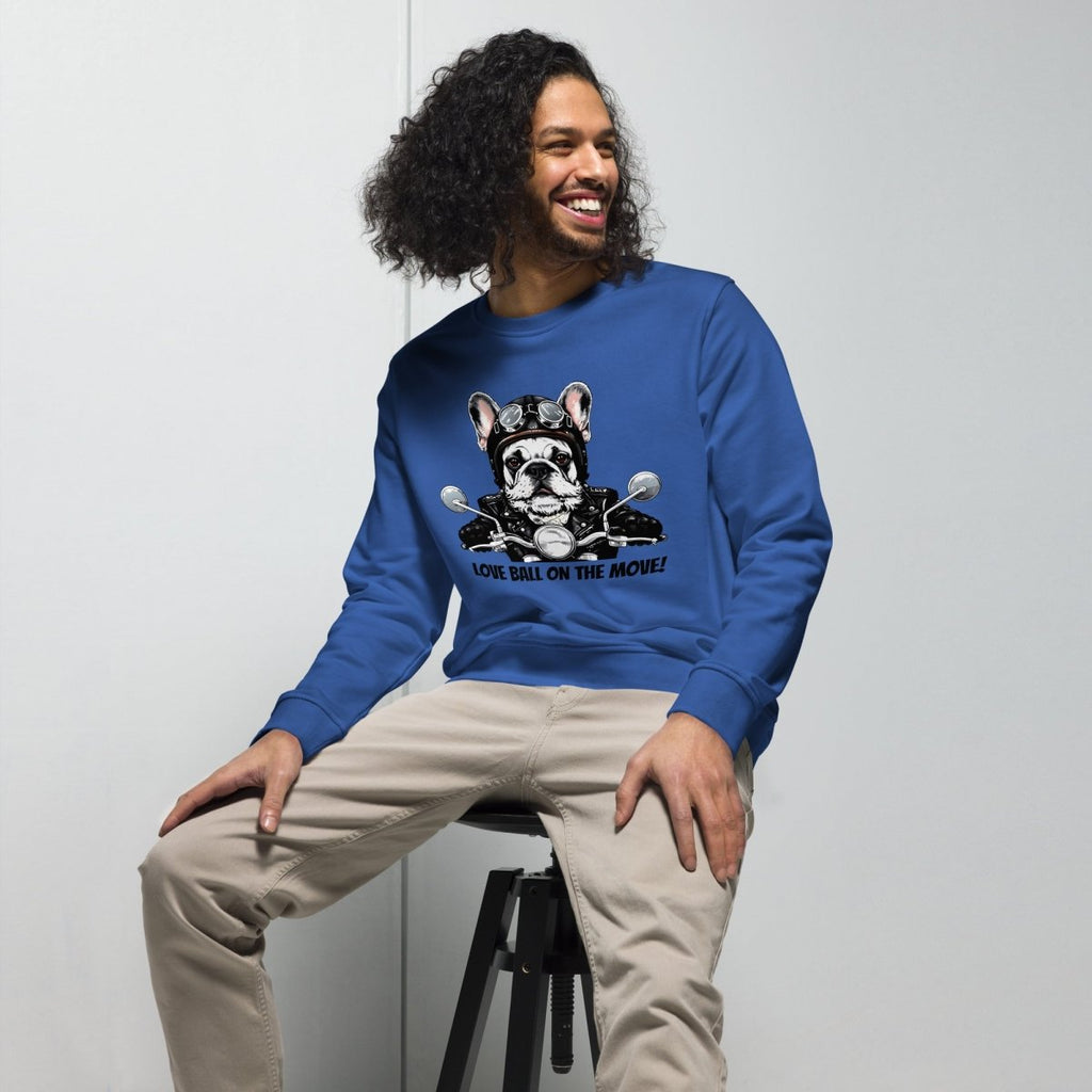 Sweat Durable | Aventurier Bouledogue Français Motard - SOL'S - sweat durable - Felpatee