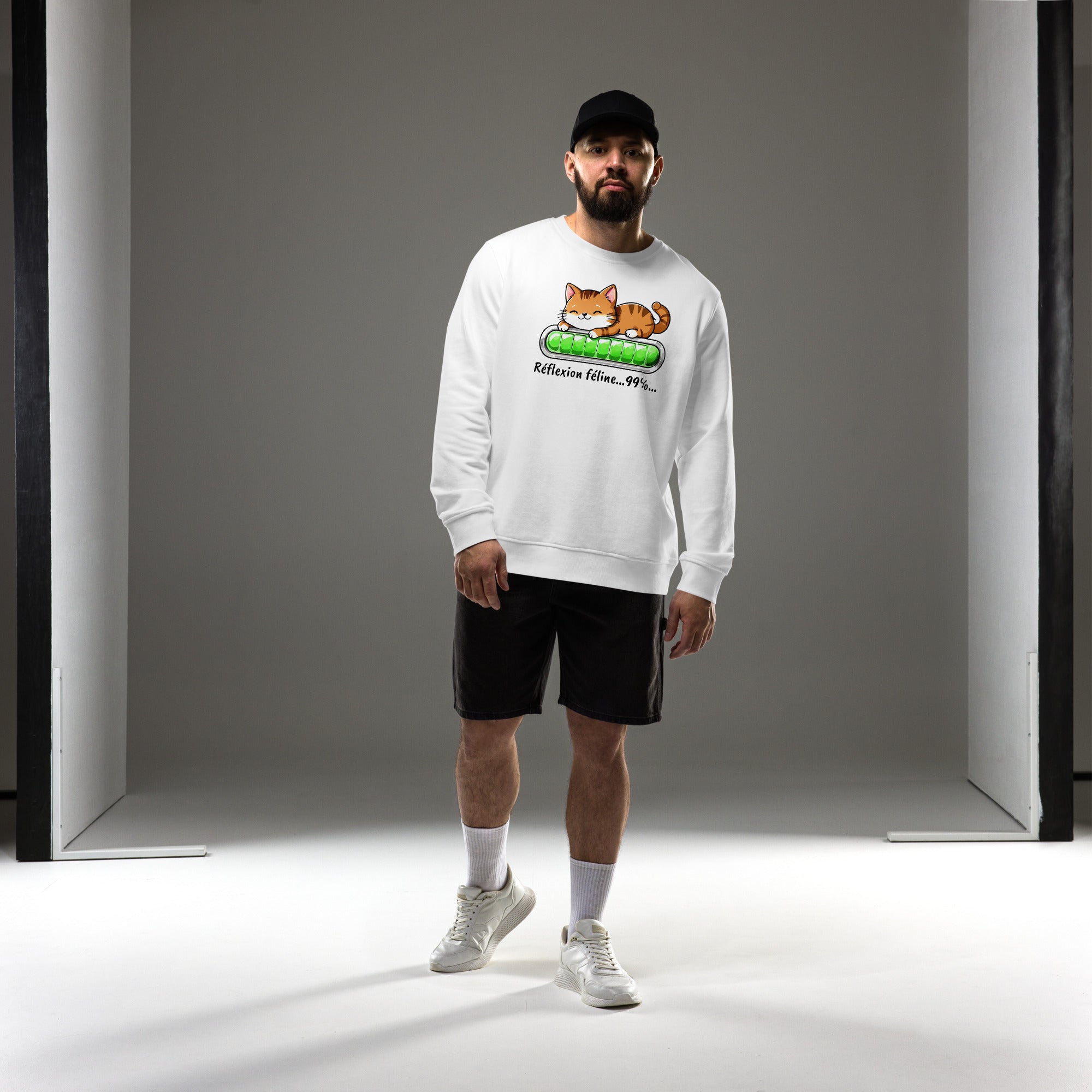 sweat-durable-chat-réfléchit