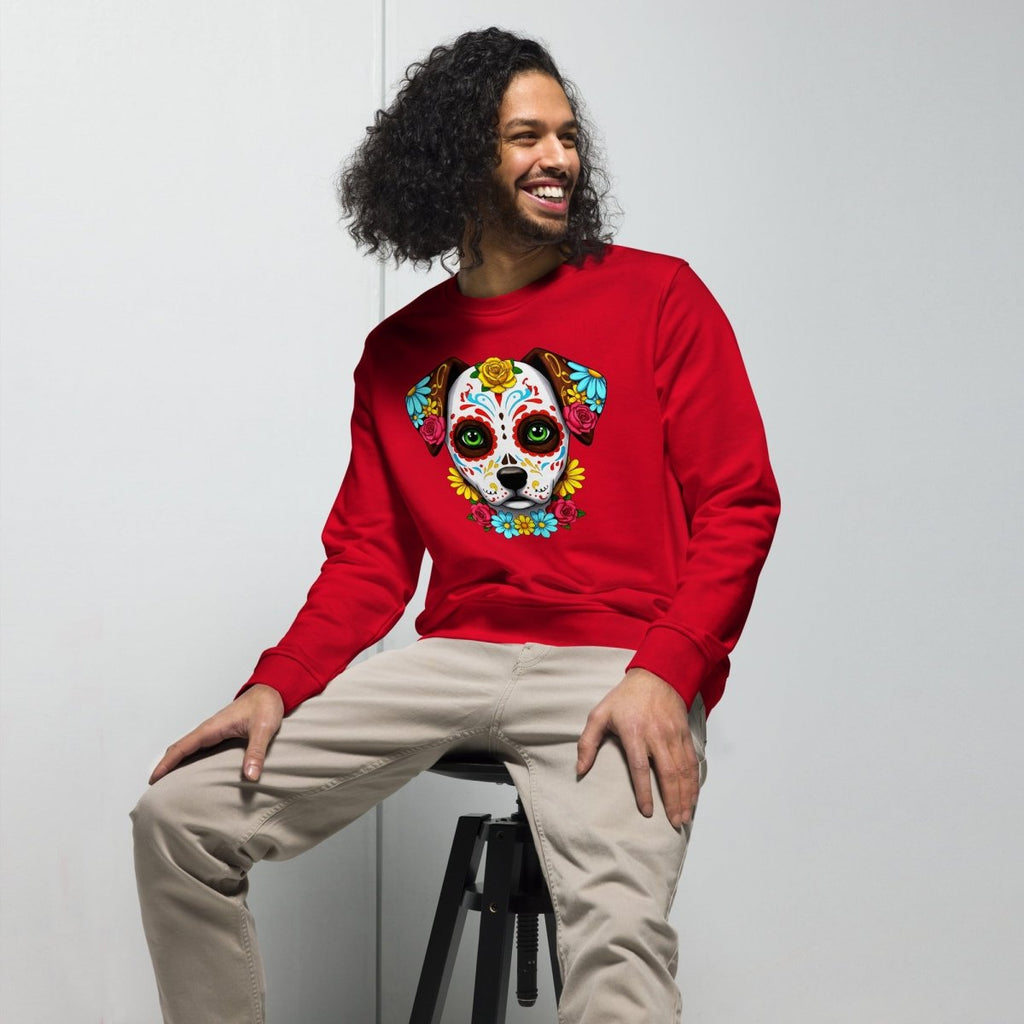 Sweat Durable | Chien Calavera Fleuri - SOL'S - sweat - Felpatee