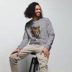 Sweat Durable | Tigre Intense Effet Glitch Art - SOL'S - sweat durable - Felpatee