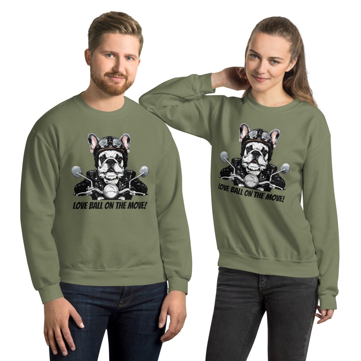 Sweatshirt | Aventurier Bouledogue Français Motard - Gildan - sweat - Felpatee