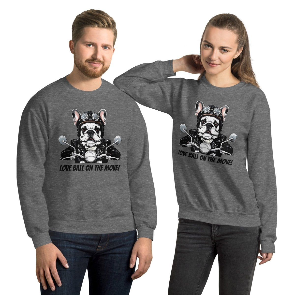 Sweatshirt | Aventurier Bouledogue Français Motard - Gildan - sweat - Felpatee